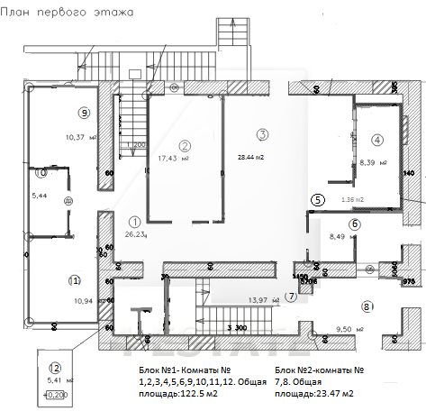Продажа банковского особняка, м.Семеновская.