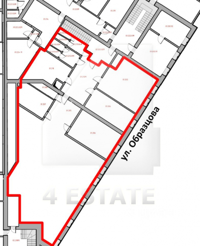 Офисный центр "Образцова 14", м.Менделеевская.