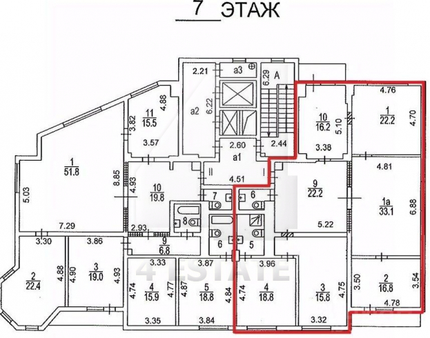 Аренда в бизнес центре класса В+, м.Тверская.