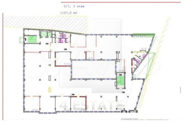 Аренда офисов в бизнес центре класса А, м.Серпуховская.