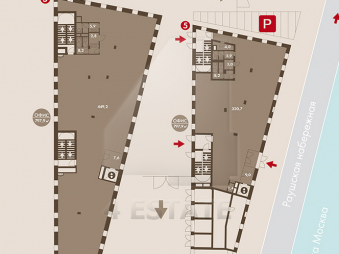 Продажа банковского особняка класса А, м.Новокузнецкая.