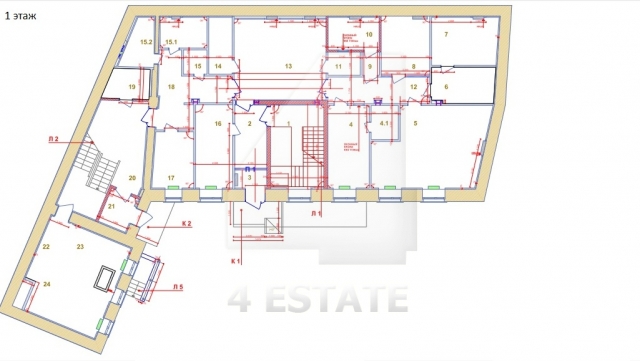 Продажа двух представительских особняков класса А, м.Тургеневская.