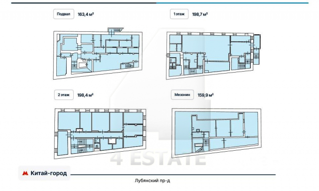 Аренда отдельно стоящего здания, м.Китай-Город.