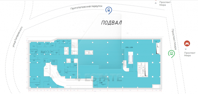 Бизнес-центр класса А «Олимпик плаза 1»(Olympic Plaza 1), м.Проспект Мира.