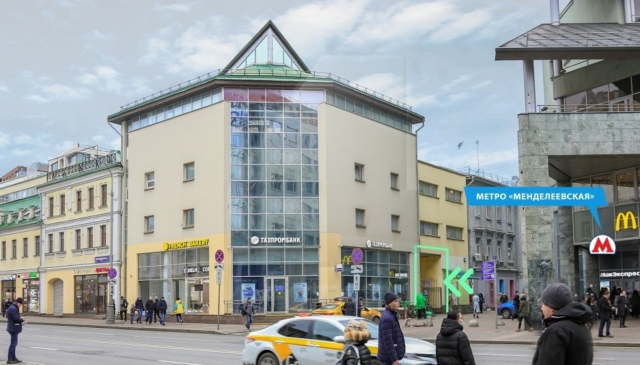 Аренда в бизнес центре класса В+, м.Новослободская.