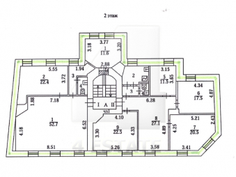 Аренда помещения в особняке класса В+, м.Проспект Мира
