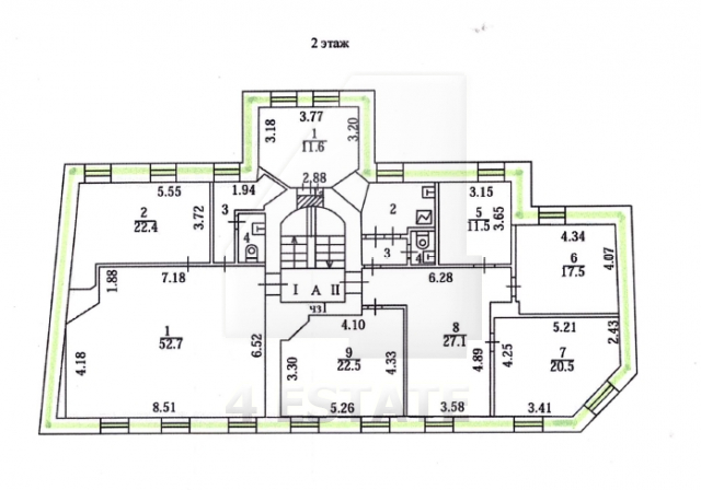 Аренда помещения в особняке класса В+, м.Проспект Мира