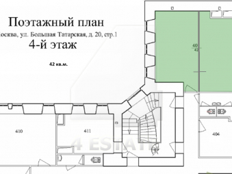 Аренда дизайнерского офиса в БЦ класса В+, м.Новокузнецкая.