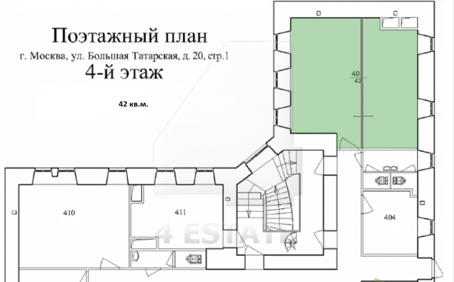 Аренда дизайнерского офиса в БЦ класса В+, м.Новокузнецкая.