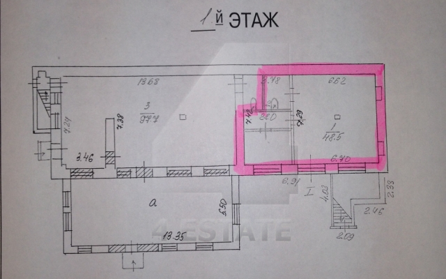 Офисное помещение с отдельным входом, м.Третьяковская.