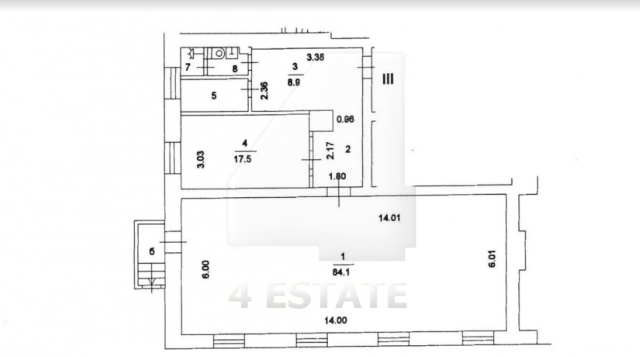 Аренда цокольного этажа в жилом доме м. Бауманская.