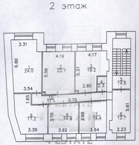 Аренда в особняке класса А, м.Цветной б-р.