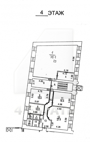 Аренда офиса в презентабельном особняке класса В+, м.Цветной б-р.
