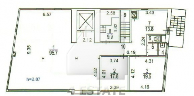 Аренда мебелированного VIP особняка премиум класса, м.Кропоткинская.