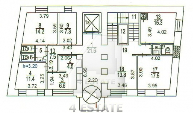 Аренда мебелированного VIP особняка премиум класса, м.Кропоткинская.