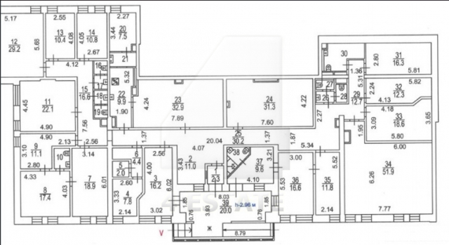 Офисное помещение с отдельным входом, м. Менделеевская.
