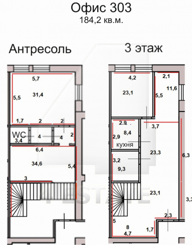Аренда офисов в бизнес центре класса В+, м.Октябрьская.