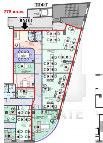 Аренда офиса в бизнес-центре класса А, м.Сухаревская.