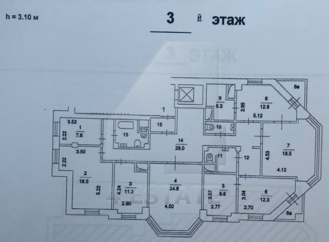 Продажа презентабельного особняка класса В+, м.Трубная.