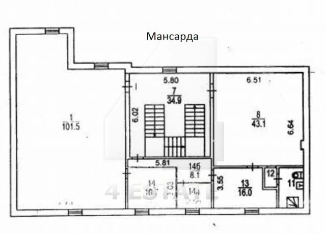 Продажа представительского особняка, м.Смоленская.