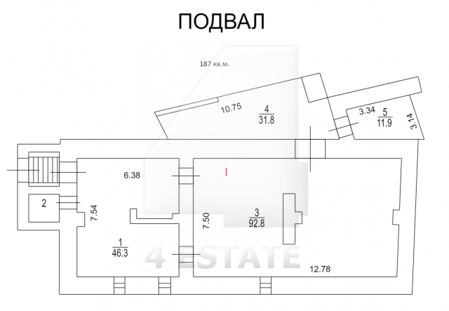 Аренда в особняке класса В+, м.Новокузнецкая.