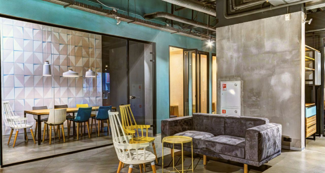 Аренда офисов в бизнес центре класса В+ «Heo Гео», м.Калужская.