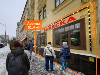 Торговое помещение с отд. входом, м.Новокузнецкая.