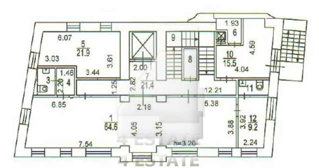 Аренда мебелированного VIP особняка премиум класса, м.Кропоткинская.