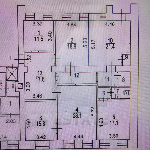 Аренда офиса в бизнес центре класса B+, м.Белорусская.