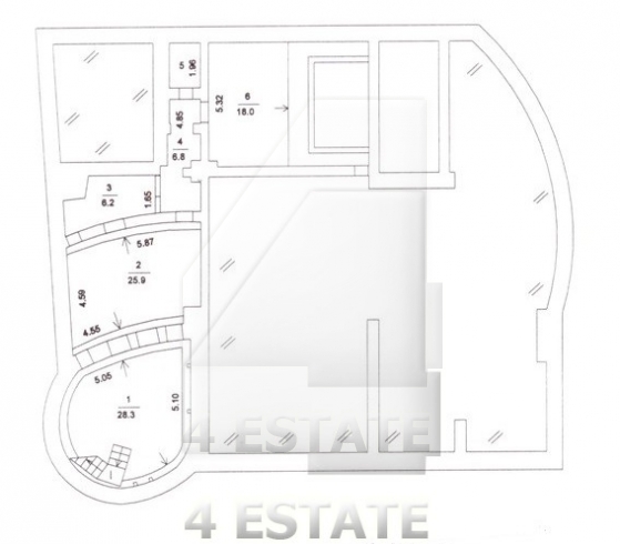 Аренда особняка класса А, м. Маяковская.