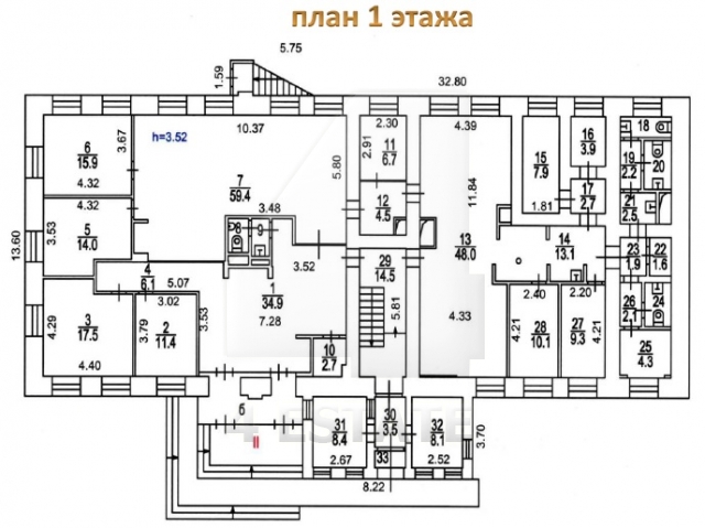 Продажа презентабельного особняка класса В+, в стиле LOFT, м. Парк культуры.