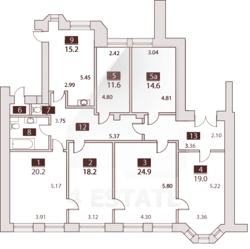 Продажа офисов от собственника в бизнес центре класса В+, м.Боровицкая.