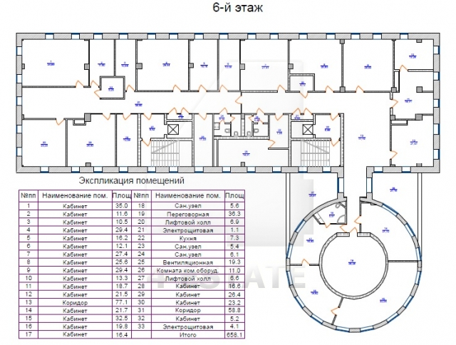 Продажа части  бизнес центра класса В+,  м.Белорусская.