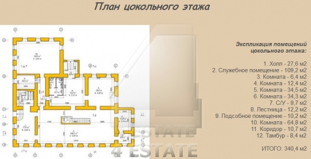 Продажа реконструированного особняка класса А, м.Полянка.
