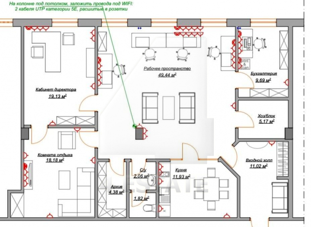 Аренда VIP офисов в бизнес центре класса А, м.Спортивная.