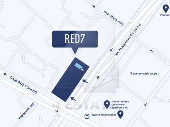 Продажа ритейла и офисов в элитном ЖК "RED 7", м.Красные ворота.