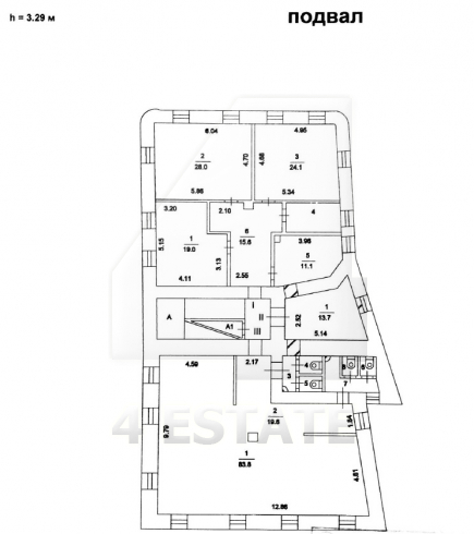 Презентабельный особняк класса В+, м.Смоленская.