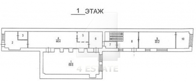 Особняк класса В+ в аренду, м.Новокузнецкая.