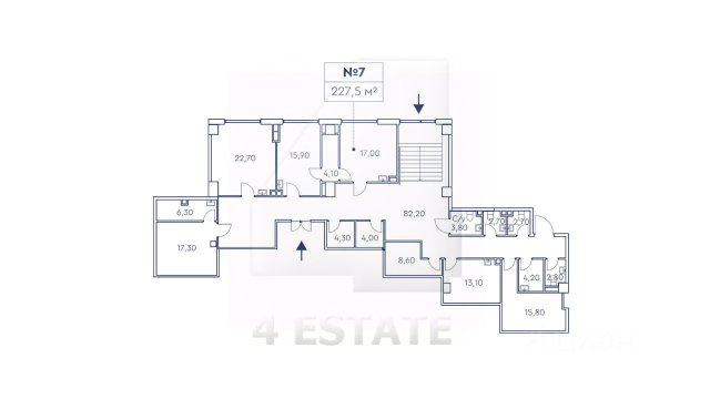 Аренда торговых помещений в элитном ЖК "RED 7", м.Красные ворота.