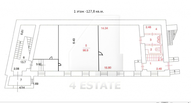 Аренда в особняке класса В+, м.Смоленская.