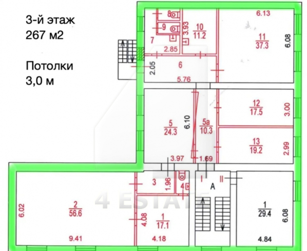 Офисное здание класса В, м.Римская.