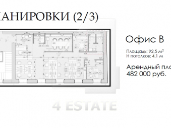 Аренда офиса в офисном центре, м. Чистые пруды