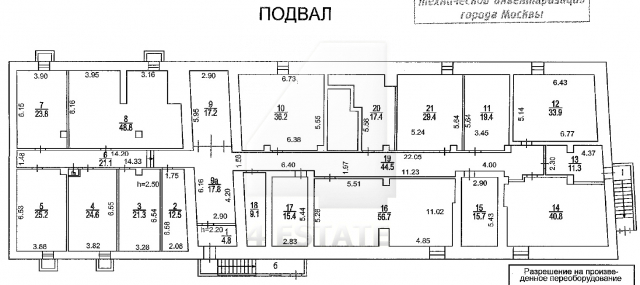 Офисное здание в аренду, м.Рижская.