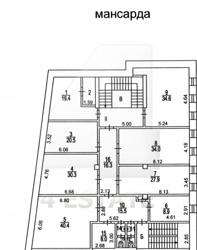 Продажа банковского особняка класса А, м.Третьяковская.