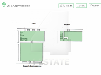 Аренда торгового помещения, м Добрынинская.