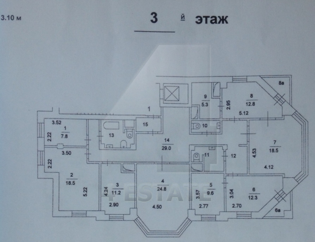 Аренда офиса в бизнес центре класса В+, м.Цветной б-р.