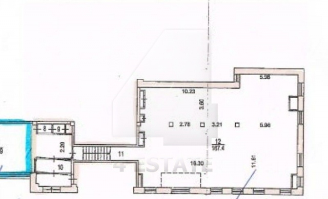 Аренда помещения с отд. входом, м.Курская
