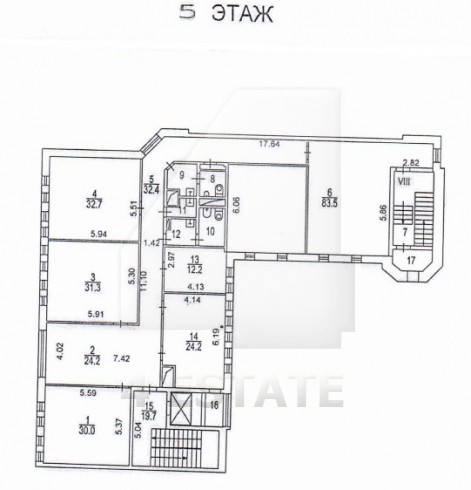 Презентабельные офисы в бизнес центре класса В+, м.Павелецкая.