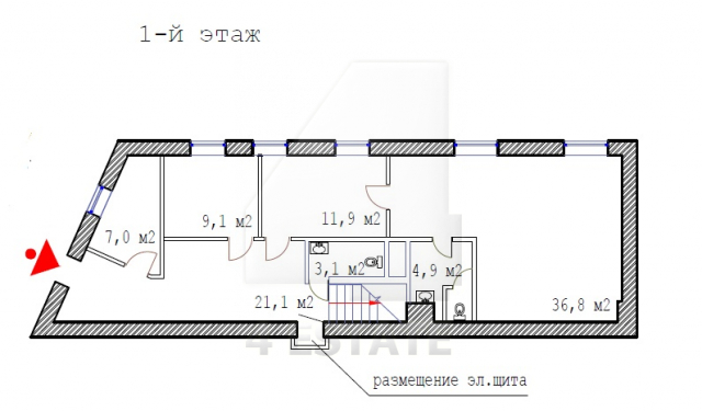 Аренда особняка класса В, м. Серпуховская.