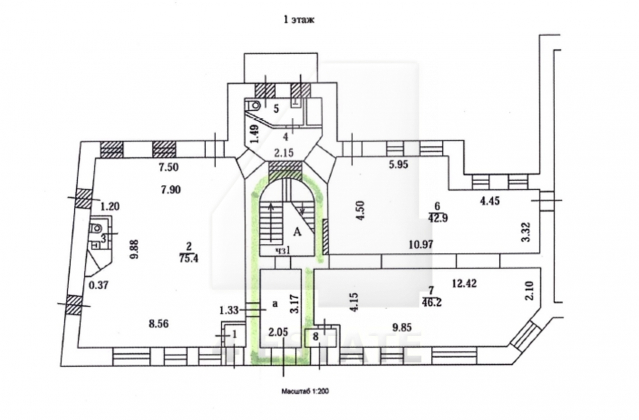 Аренда помещения в особняке класса В+, м.Проспект Мира